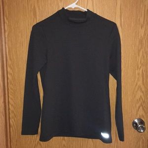 Nobull charcoal long sleeve waffle shirt